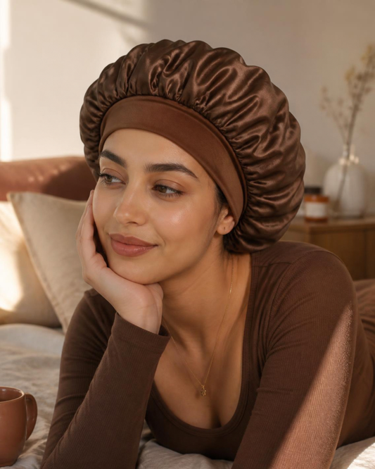 Bonnet en Satin pour Cheveux - Bonnet de Nuit