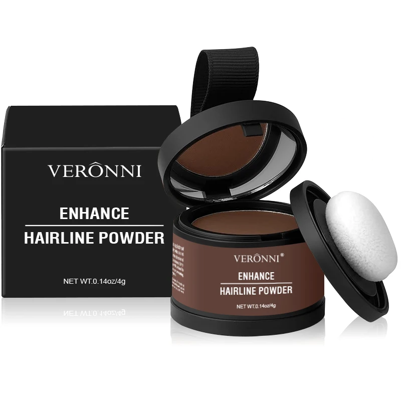 Poudre correctrice de racines, teinte châtain moyen